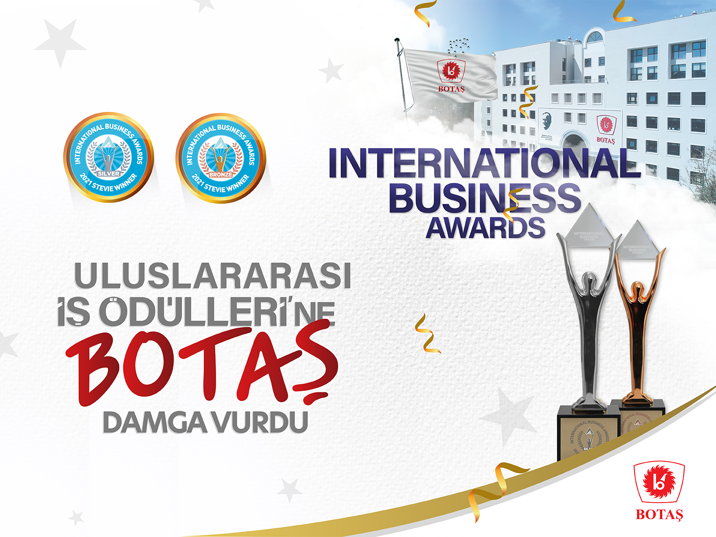 Uluslararası İş Ödülleri'nden BOTAŞ'a 2 Ödül