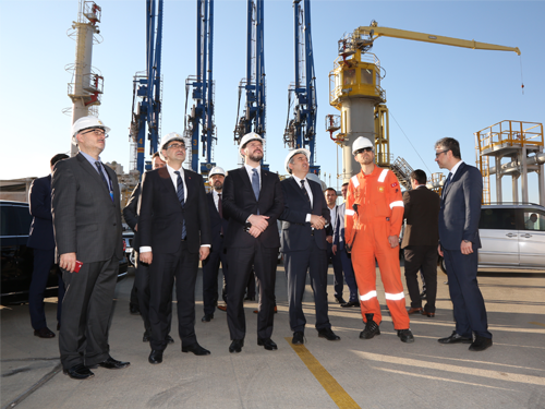 Our Minister Berat Albayrak has visited the BOTAŞ Petroleum Operations District Management and BIL General Management
