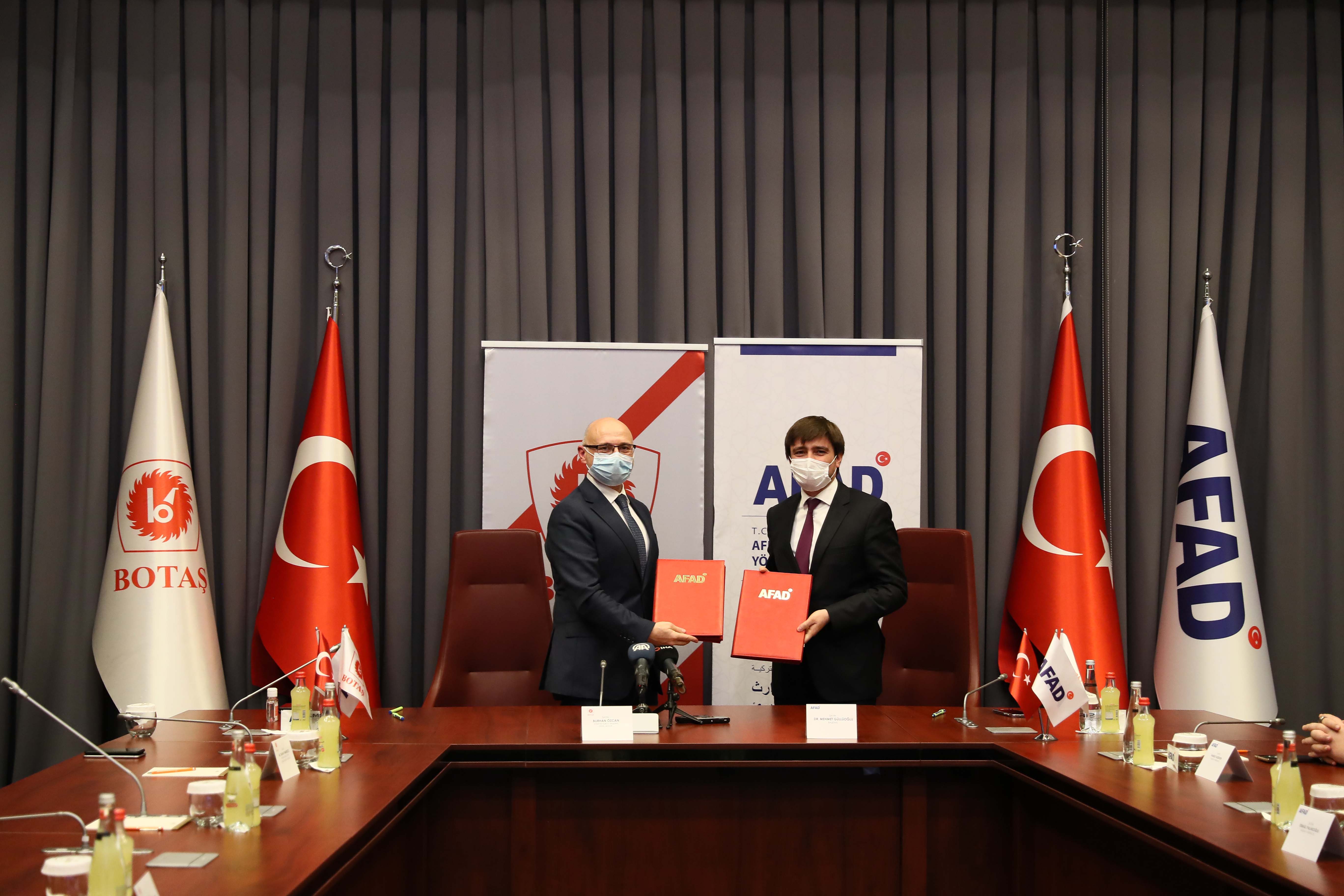 Cooperation Protocol Signed Between BOTAŞ and AFAD