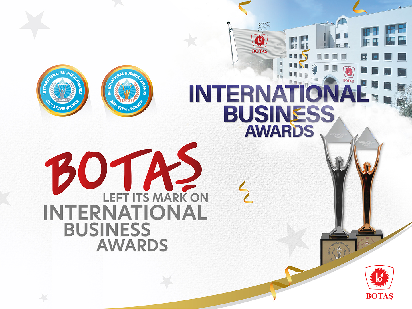 BOTAŞ Wins 2 Awards from Stevie International Business Awards